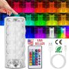 Crystal Diamond Rose Table Lamp Dimmable Remote Touch Control Beside LED Night Light Rechargeable 16 Color Change Atmosphere Bar Lamp